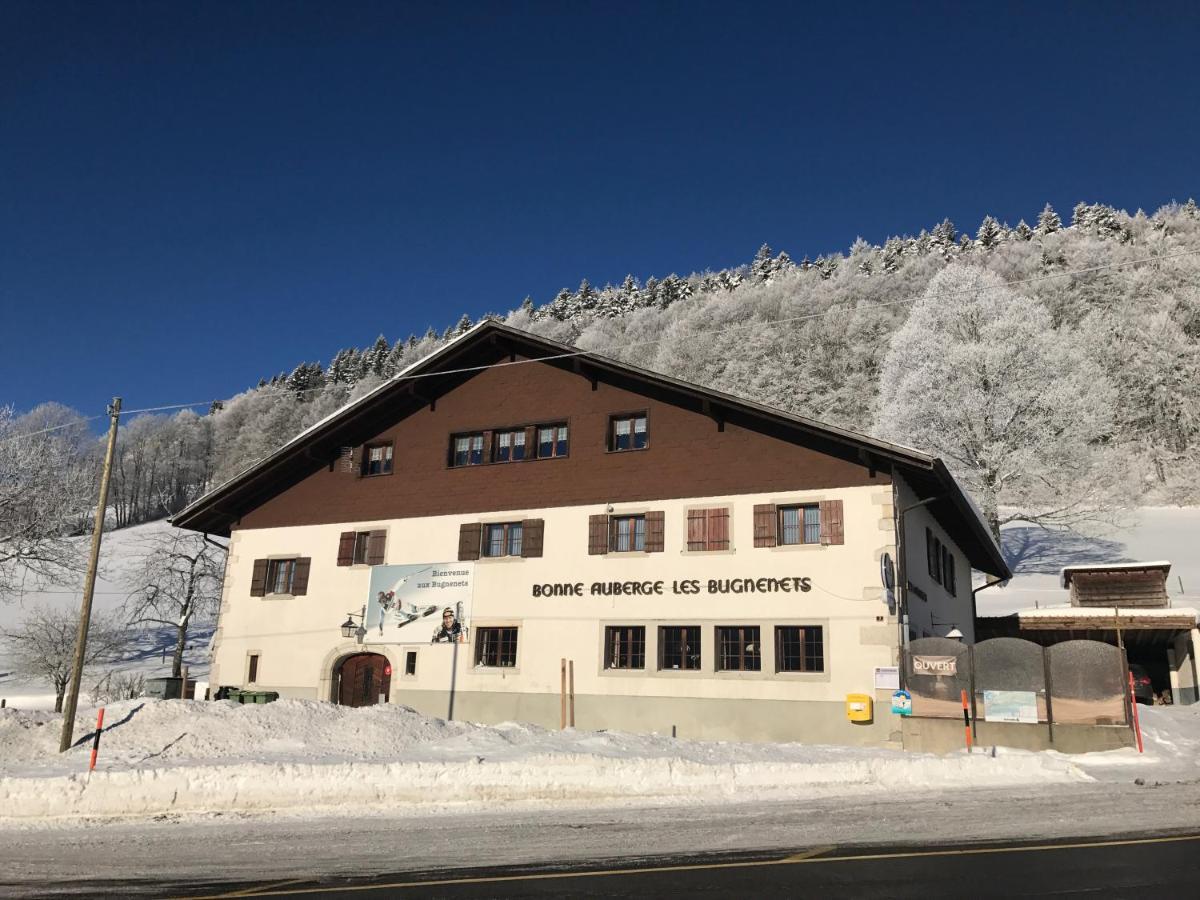 Bonne Auberge Les Bugnenets Le Paquier  エクステリア 写真